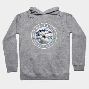 Positano Italy - circular design Hoodie